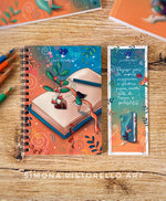 Carica l&#39;immagine nel visualizzatore di Gallery, Quaderno A6 Libri + segnalibro
