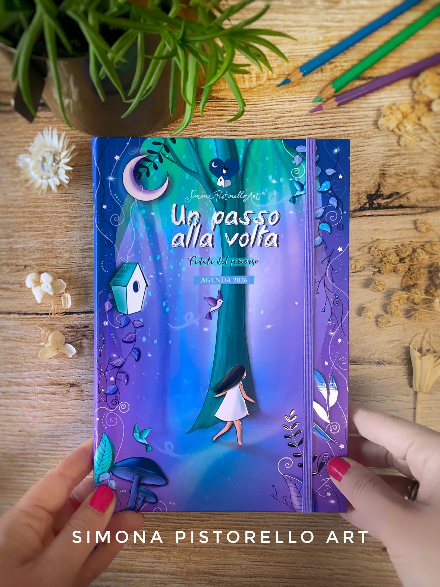 AGENDA 2026: Un passo alla volta, fidati del percorso - Color AMETISTA