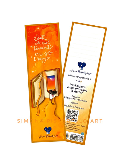 Set 8 segnalibri "Viaggio tra i Libri"