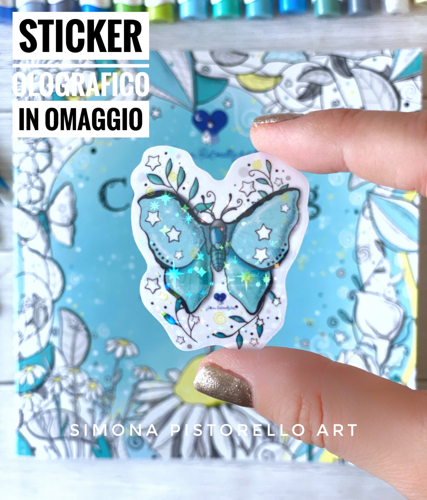 Colouring Diary  - con sticker in omaggio