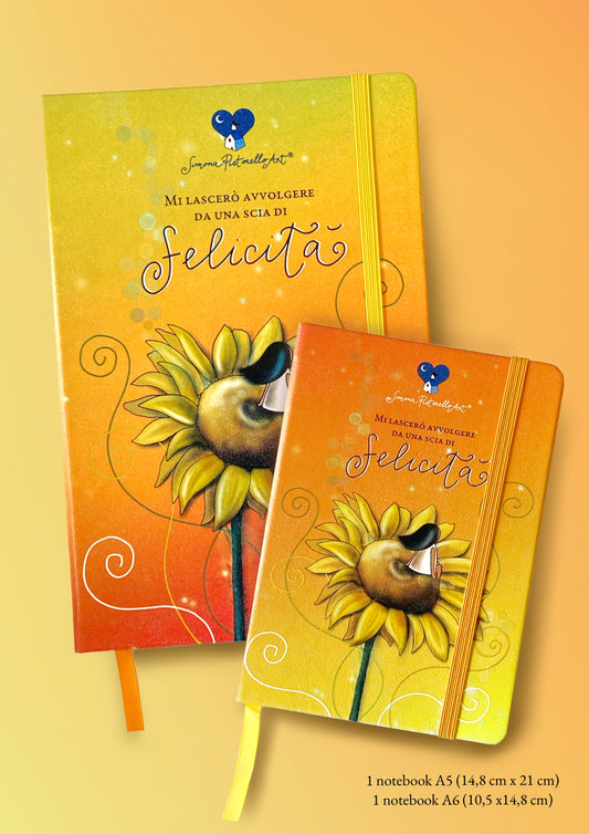 Bundle 2 notebook (a5 e A6) - Felicità