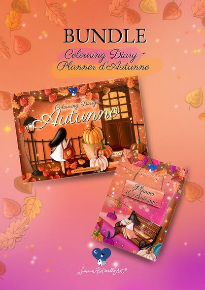 BUNDLE Colouring Diary + Planner d'Autunno
