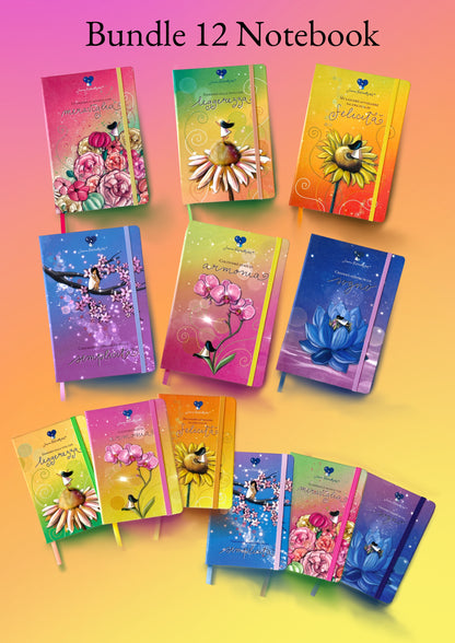 Bundle 12 Notebook (A5 e A6) Mix
