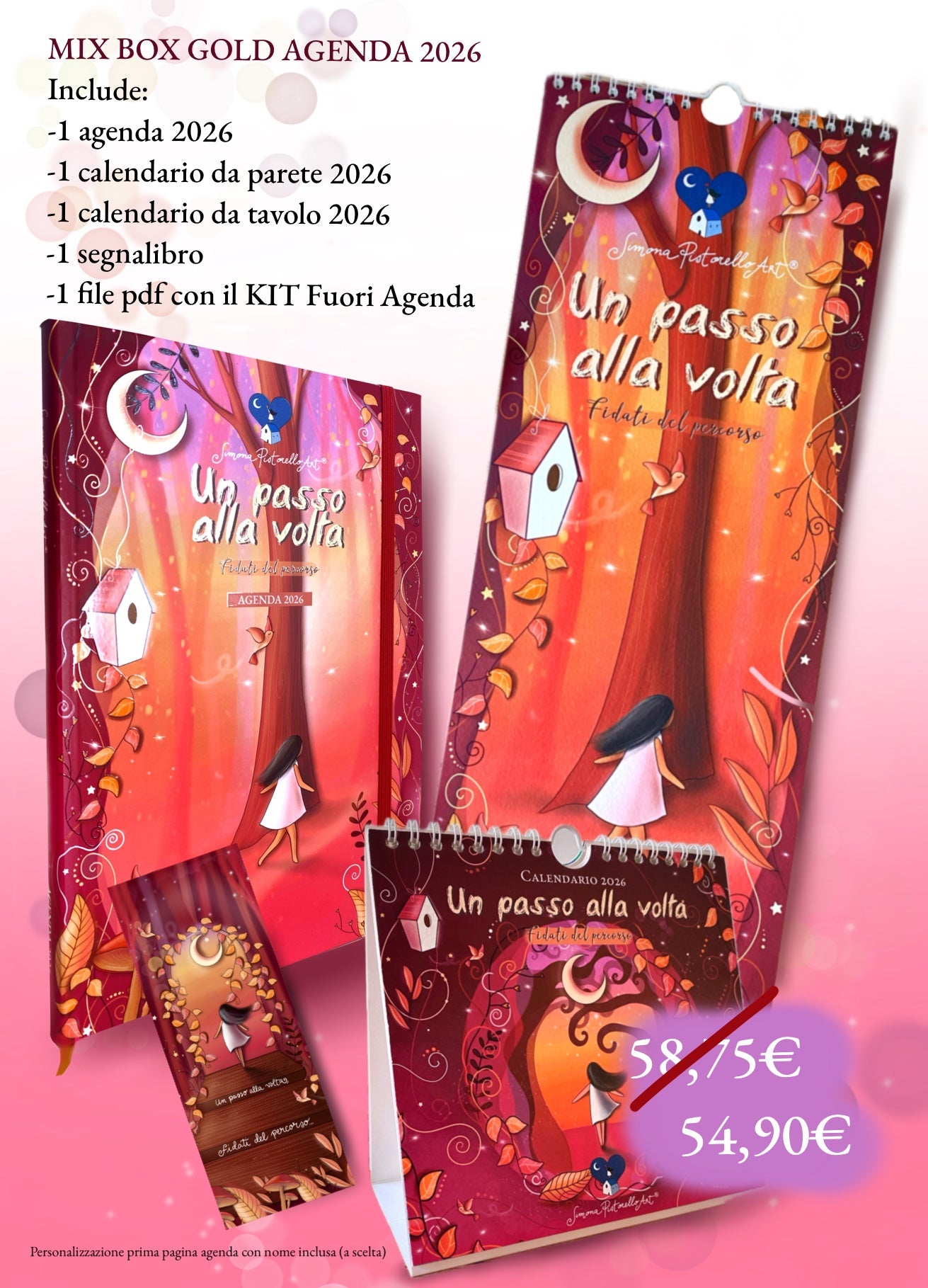 MIX BOX GOLD AGENDA 2026 - color terra