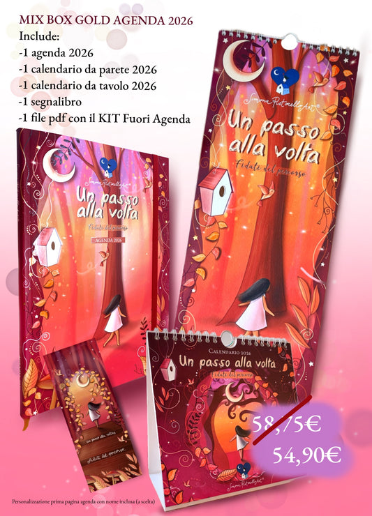MIX BOX GOLD AGENDA 2026 - color terra