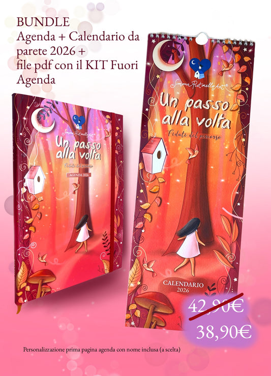 BUNDLE AGENDA + CALENDARIO DA PARETE 2026 - Color Terra