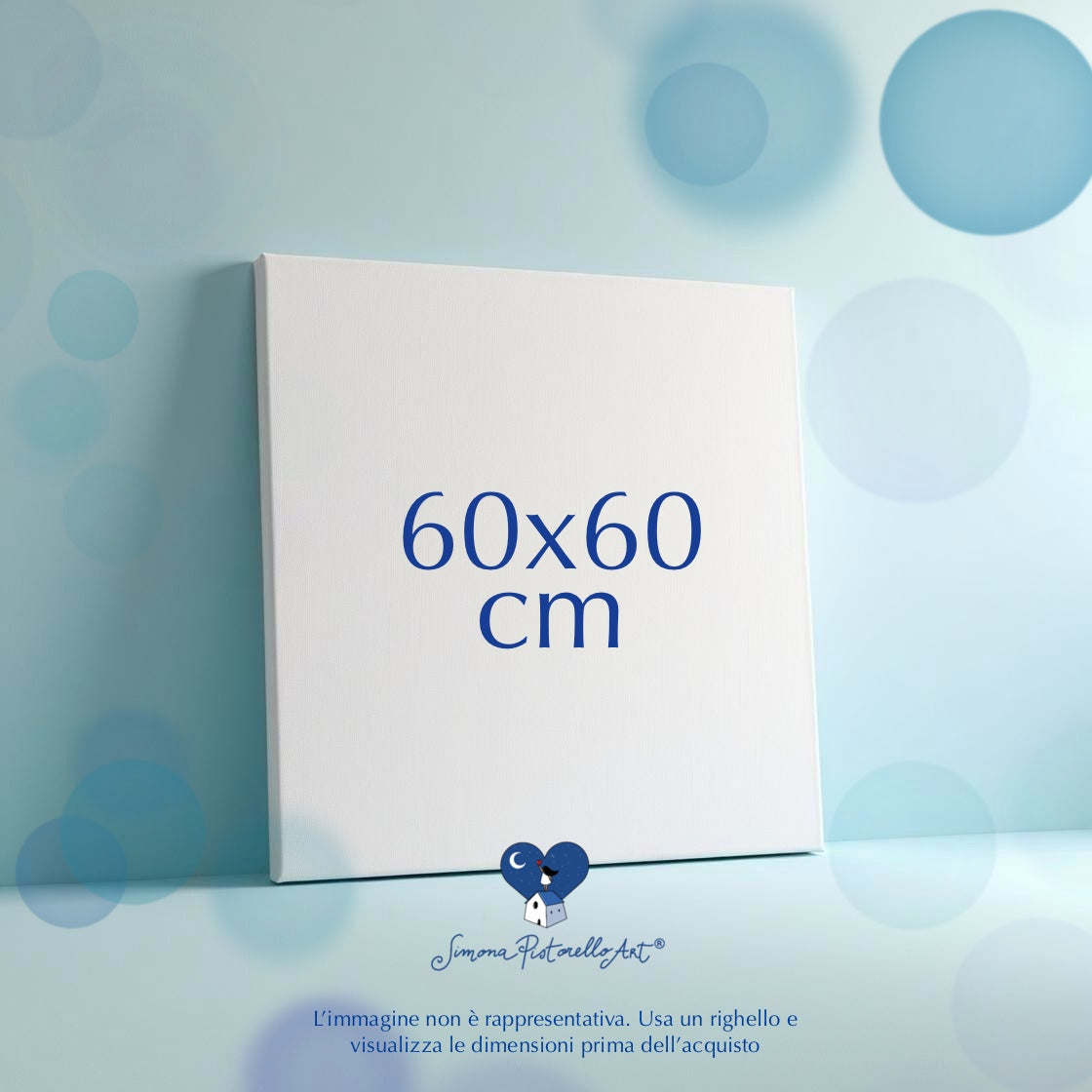 Dipinto personalizzato 60x60 cm