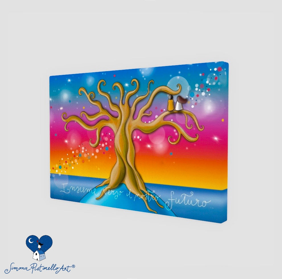 Albero della vita/matrimonio ARCOBALENO- personaggi personalizzabili