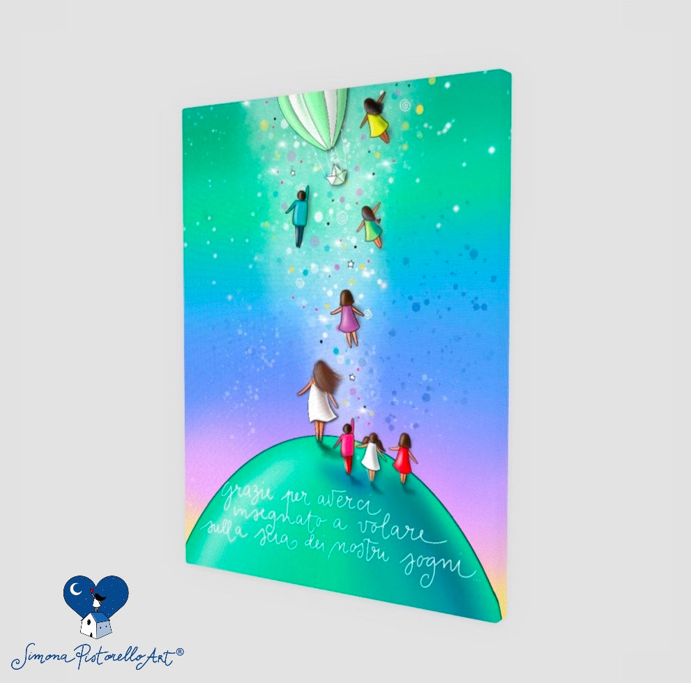 Insegnanti- con figura insegnante personalizzabile (vari colori)