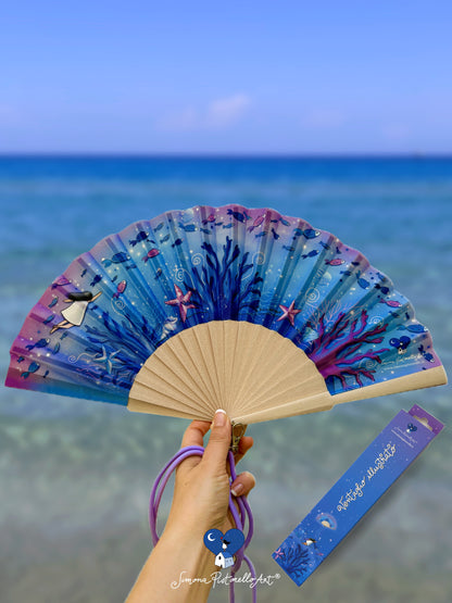 Ventaglio illustrato - "Tra Mare & Sogno"