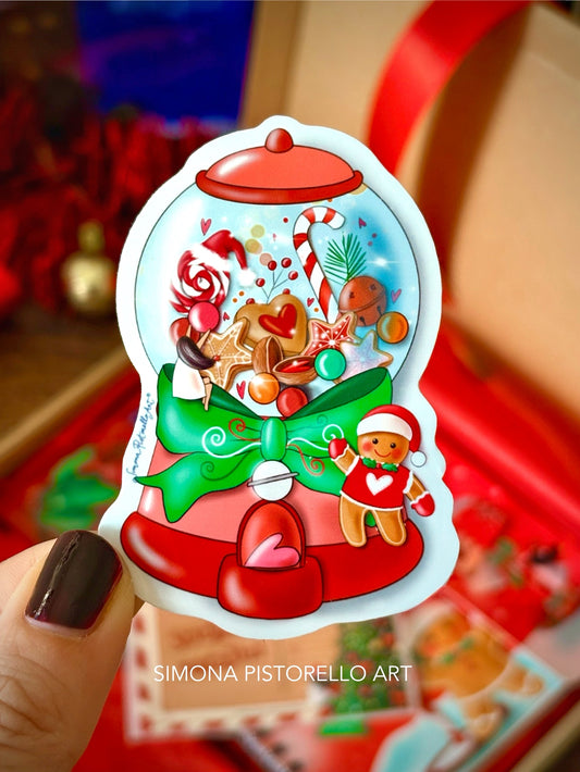 Adesivo di Natale - Caramelle