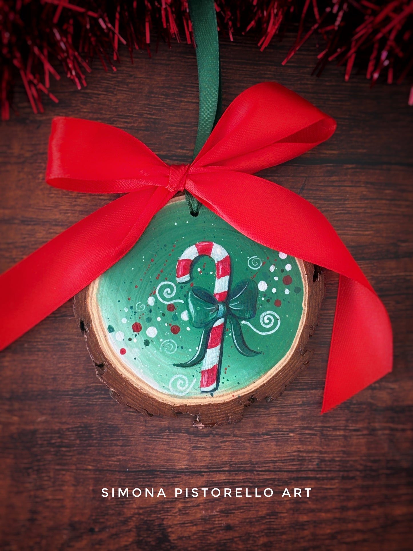 Bundle 15 Decorazioni Natalizie dipinte a mano