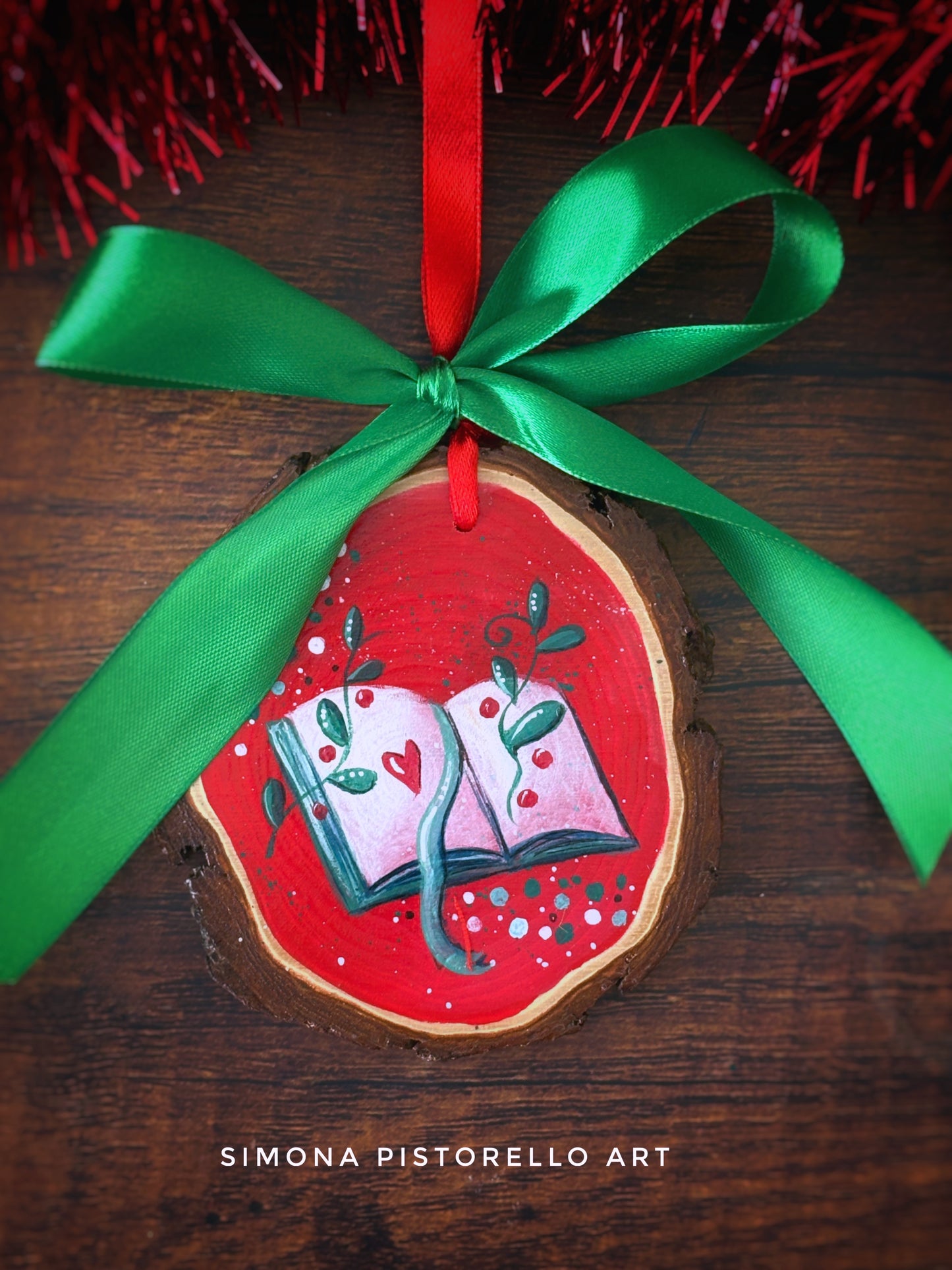 Bundle 15 Decorazioni Natalizie dipinte a mano