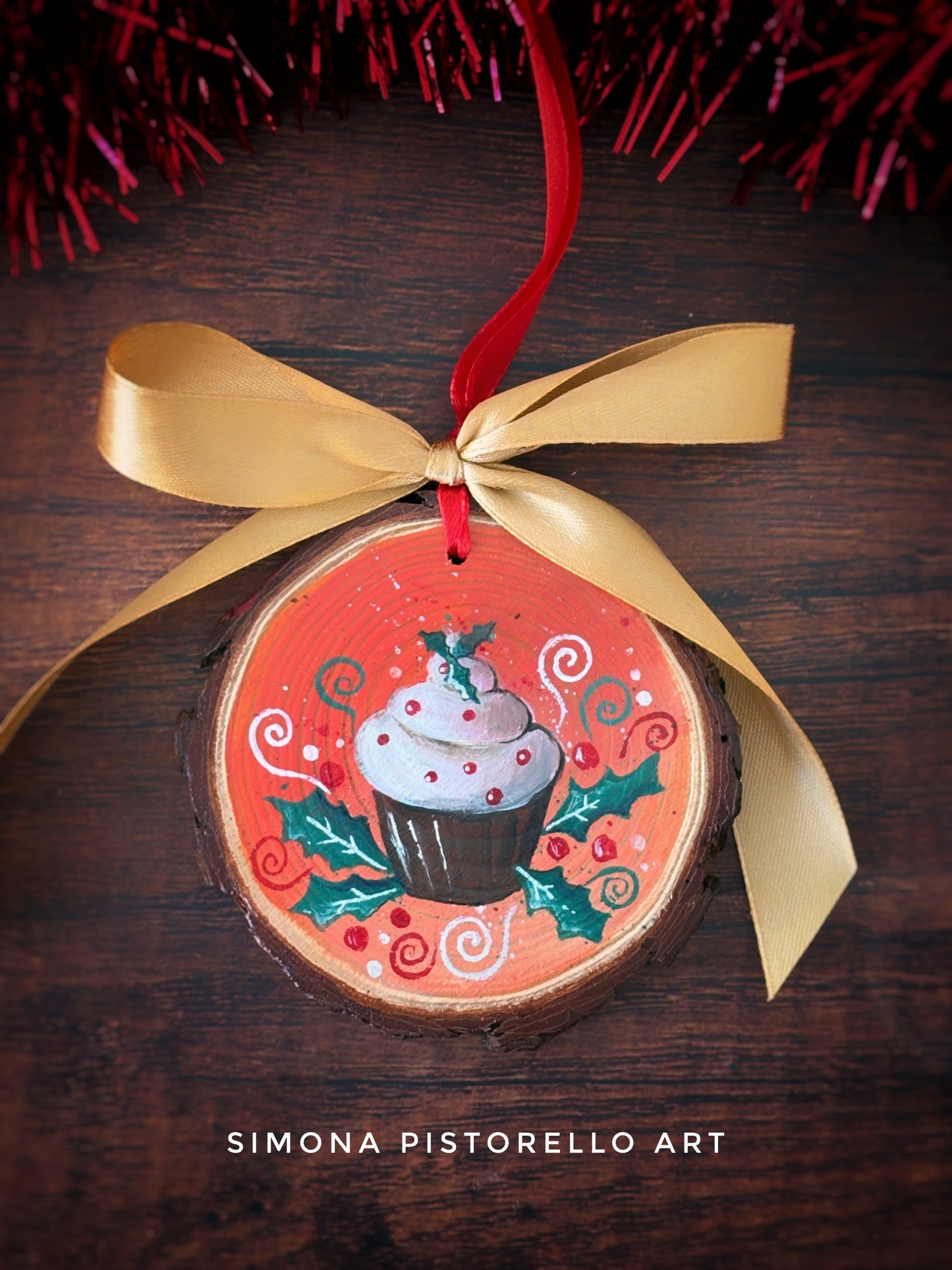 Bundle 15 Decorazioni Natalizie dipinte a mano