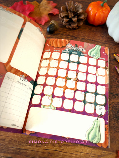 Planner d'Autunno - mensile (da settembre a novembre) - perpetuo