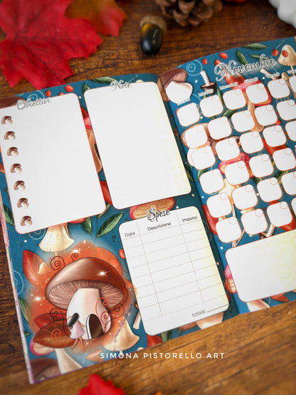 Planner d'Autunno - mensile (da settembre a novembre) - perpetuo
