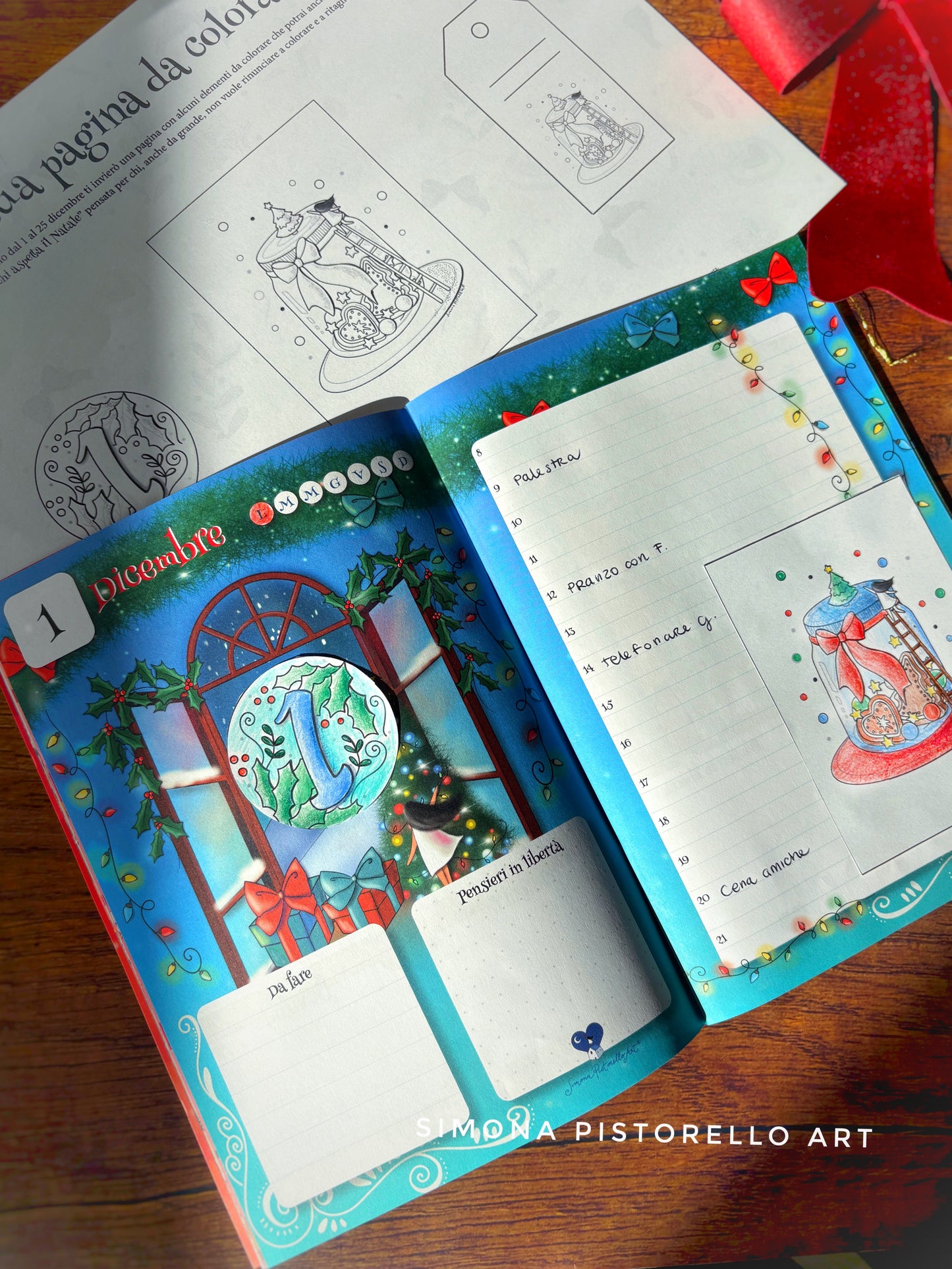 Agenda per chi aspetta il Natale + Sticker Pan di Zenzero OMAGGIO