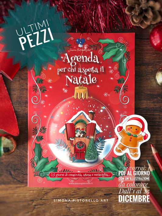 Agenda per chi aspetta il Natale + Sticker Pan di Zenzero OMAGGIO