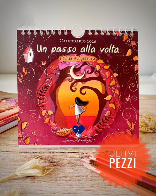 Calendario da tavolo 2026 - "Un passo alla volta, fidati del percorso" 16x17 cm