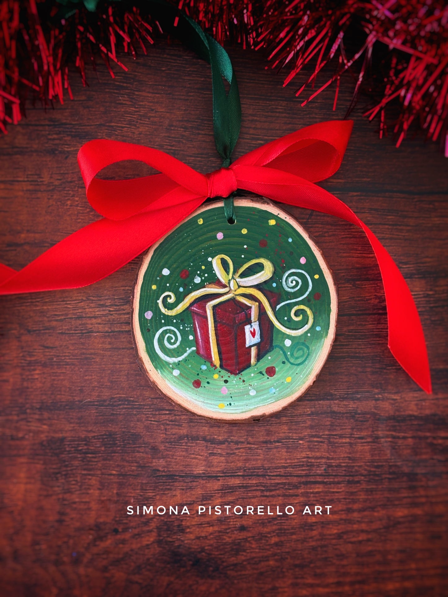 Bundle 15 Decorazioni Natalizie dipinte a mano