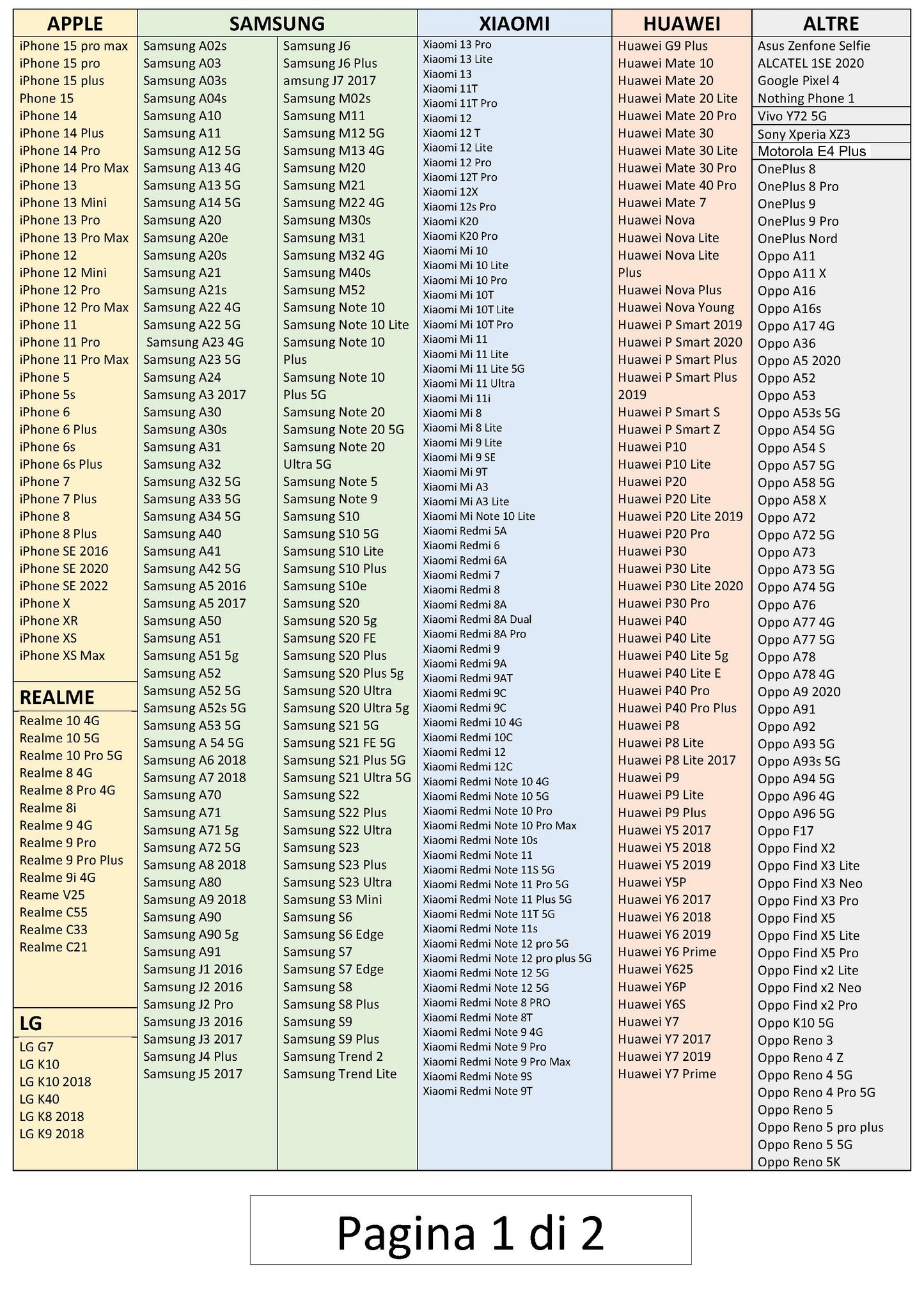 Cover per telefono flessibile 24