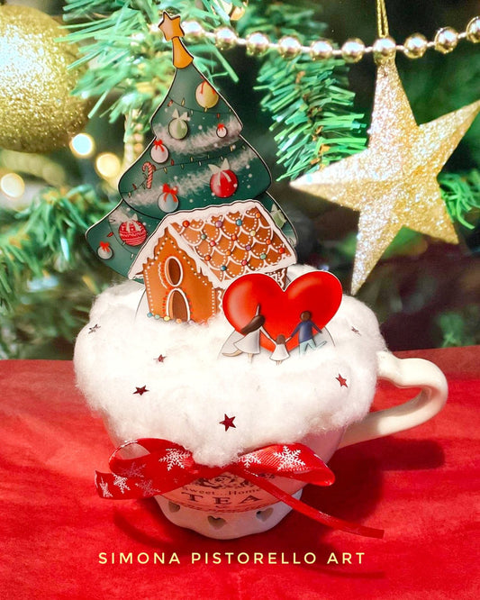 Tazza di Natale con personaggi personalizzabili