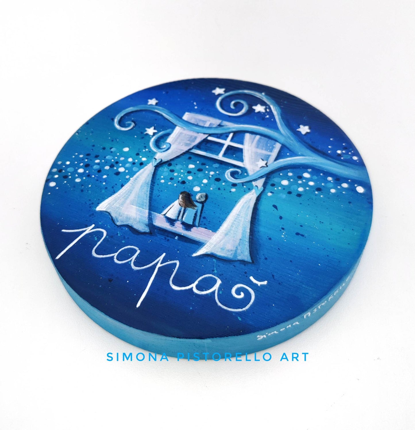 Tondo Papà -Personaggi personalizzabili