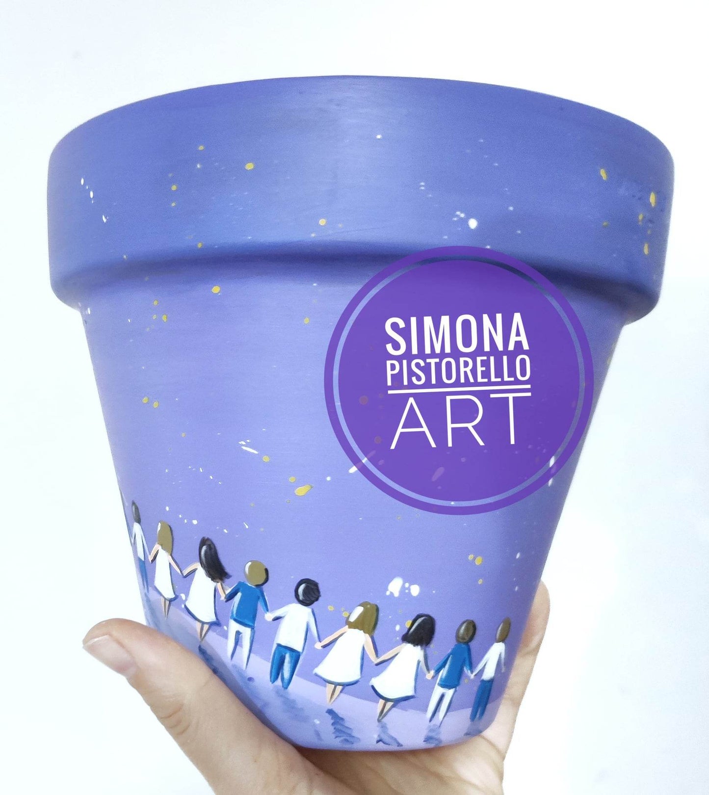 Vaso personalizzato in terracotta per insegnanti