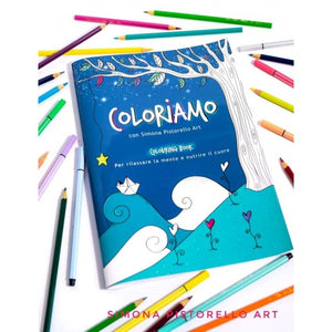Libro da colorare “Coloriamo con Simona Pistorello Art"
