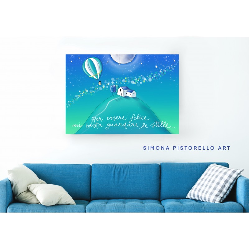 Poster Mongolfiera 50x70 cm