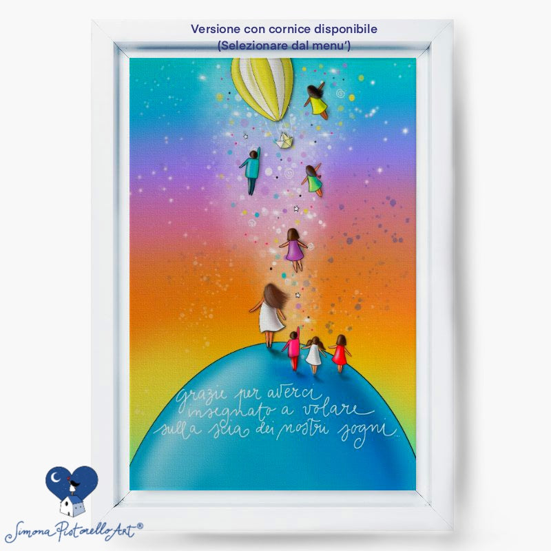 Insegnanti- con figura insegnante personalizzabile (vari colori)