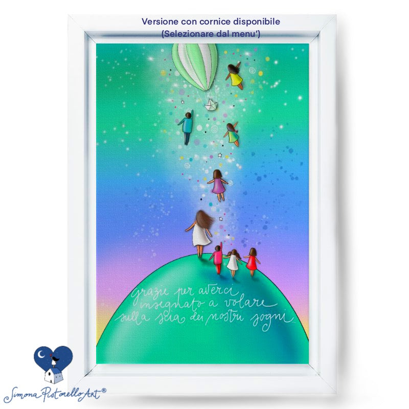 Insegnanti- con figura insegnante personalizzabile (vari colori)